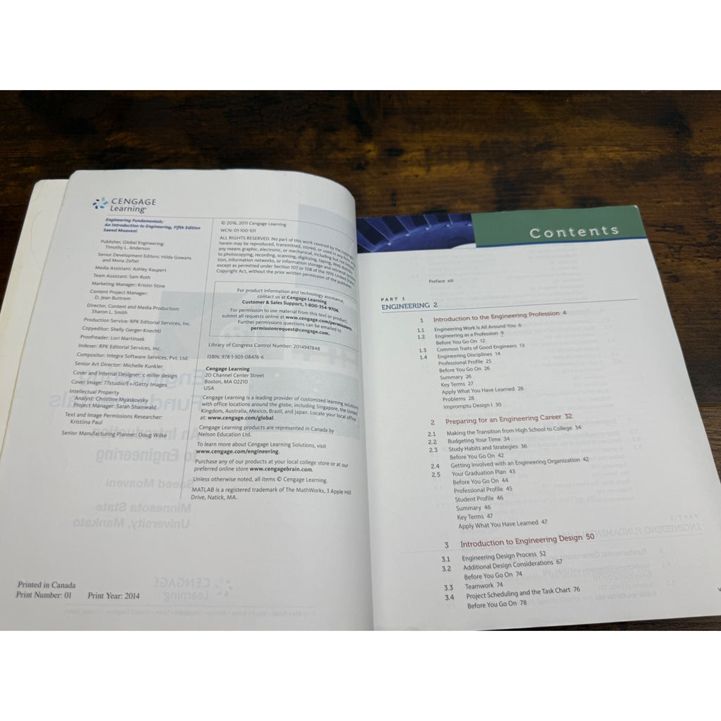 Engineering Fundamentals: An Introduction To Engineering 5th Edition