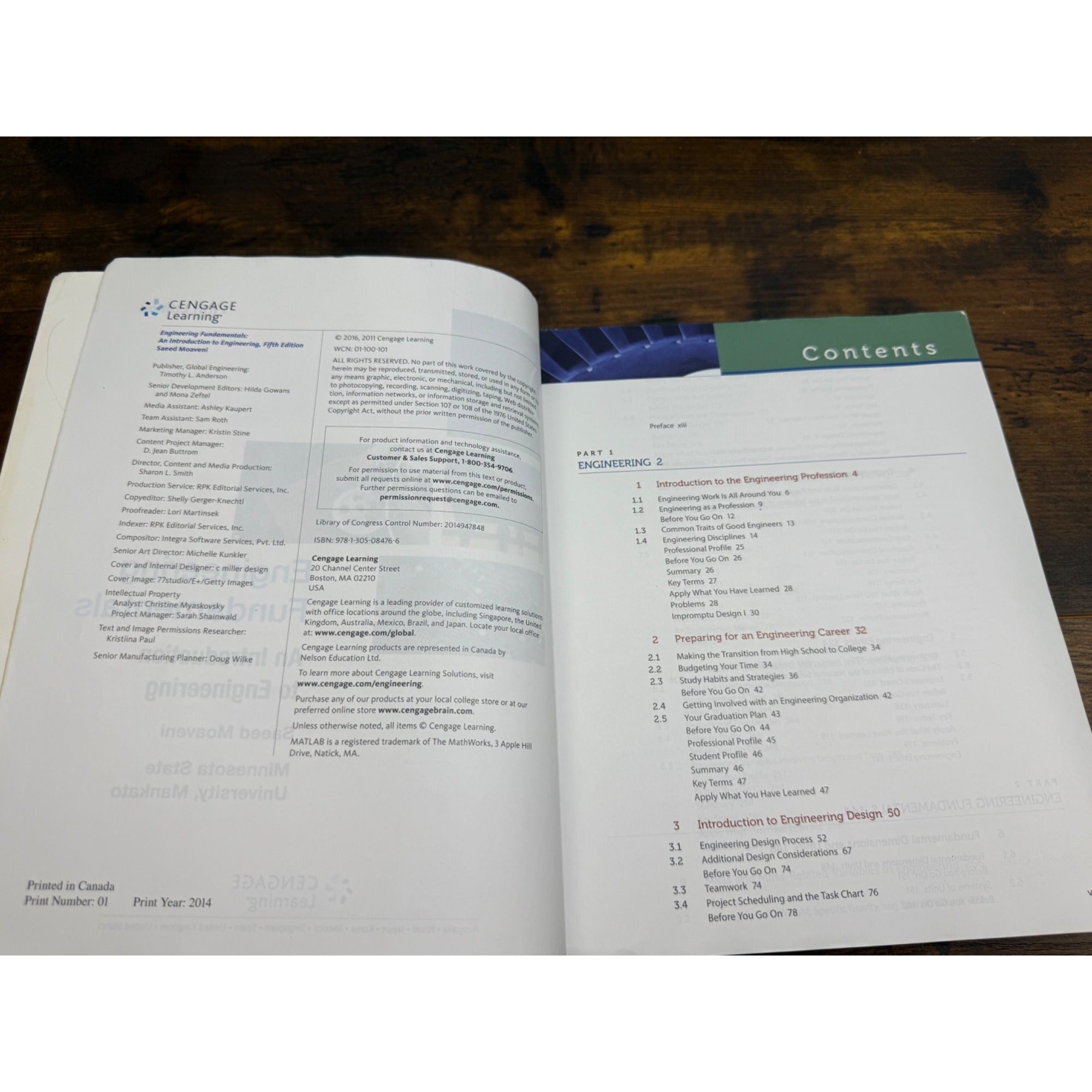 Engineering Fundamentals: An Introduction To Engineering 5th Edition