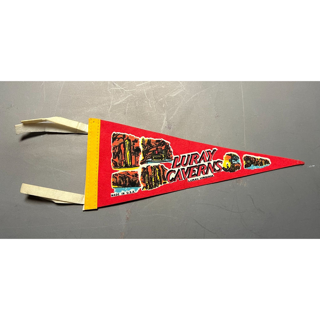 Vintage Luray Caverns Luray, VA pennant