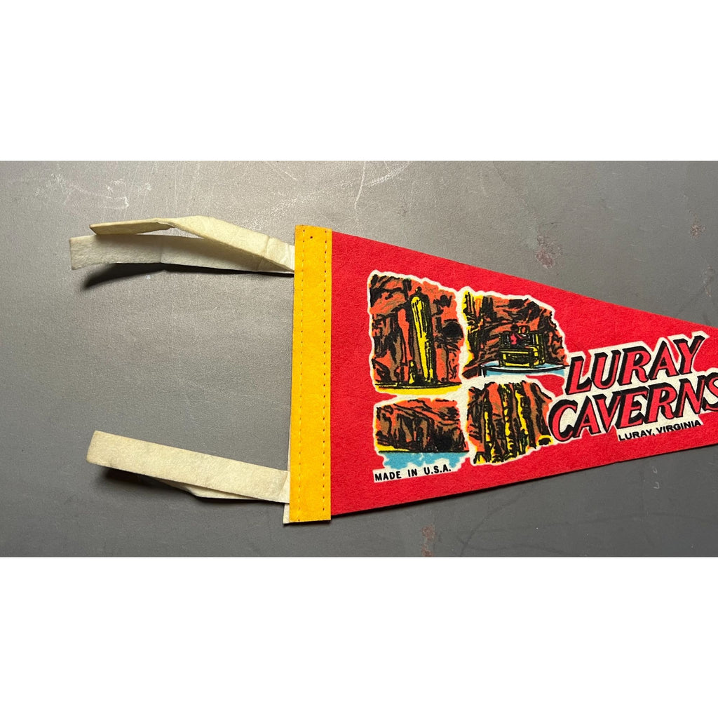Vintage Luray Caverns Luray, VA pennant