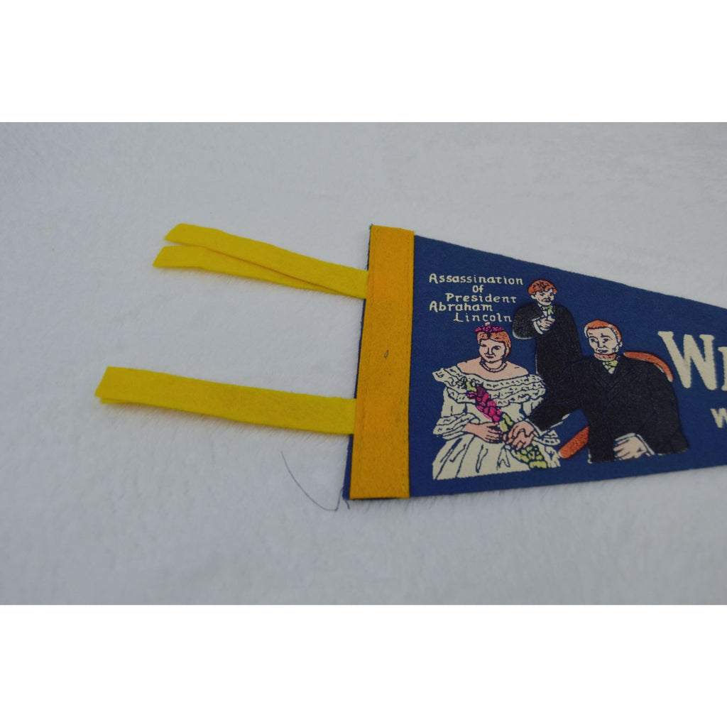 Vintage Wax Museum Washington, D.C. pennant