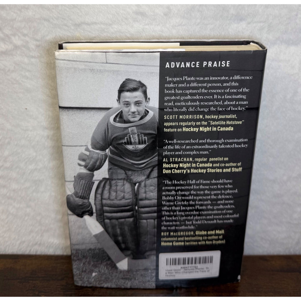 Jacques Plante Hardcover By Todd Denault With Foreword By Jean Béliveau