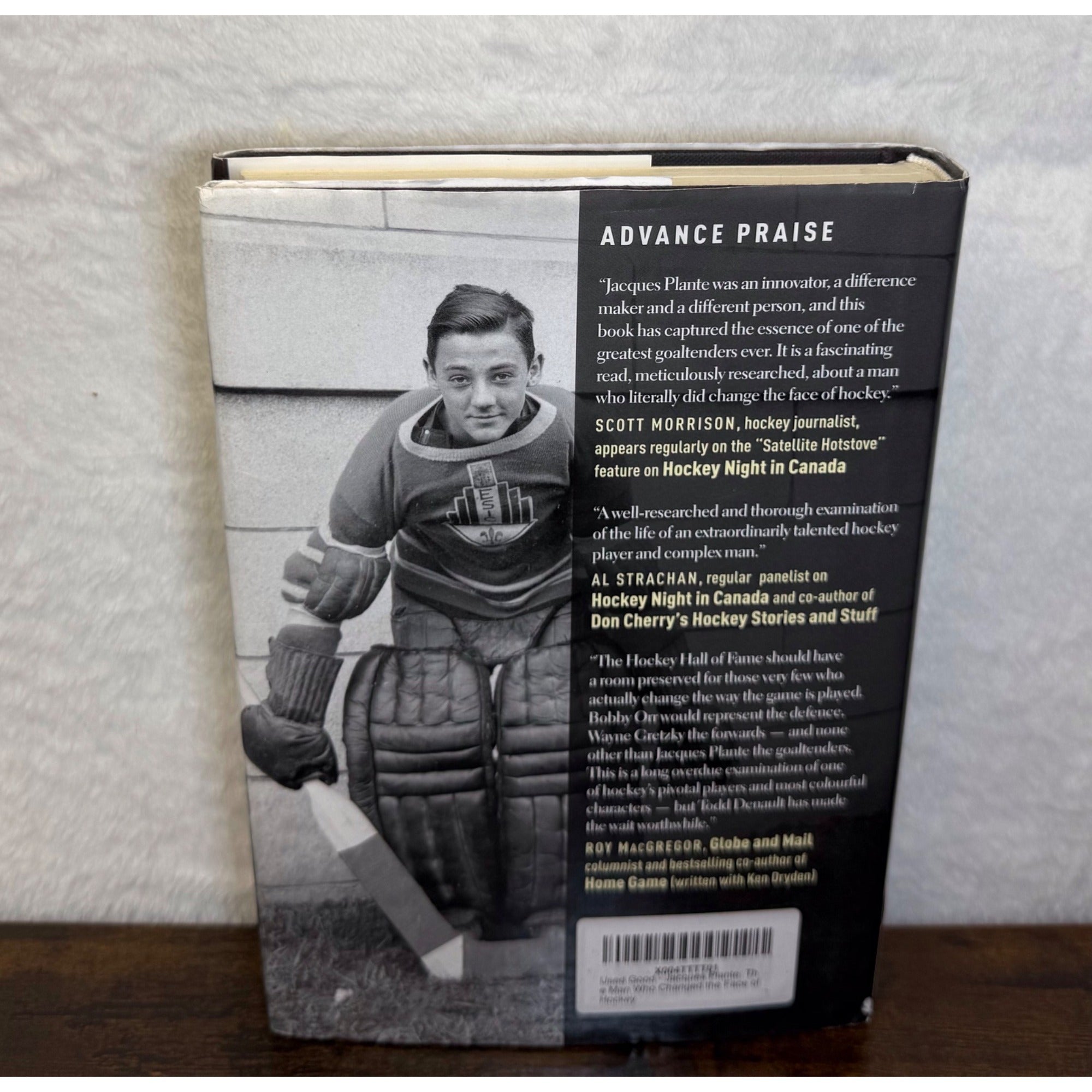 Jacques Plante Hardcover By Todd Denault With Foreword By Jean Béliveau