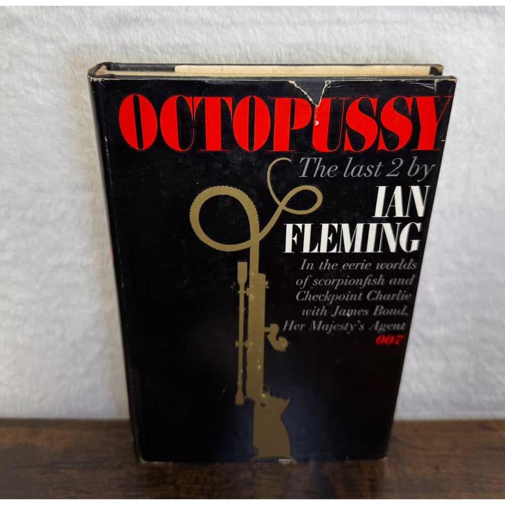 Octopussy & The Last Two Stories By Ian Fleming Hardcover With Dust Jacket