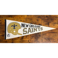 Vintage NFL New Orleans Saints pennant single bar helmet