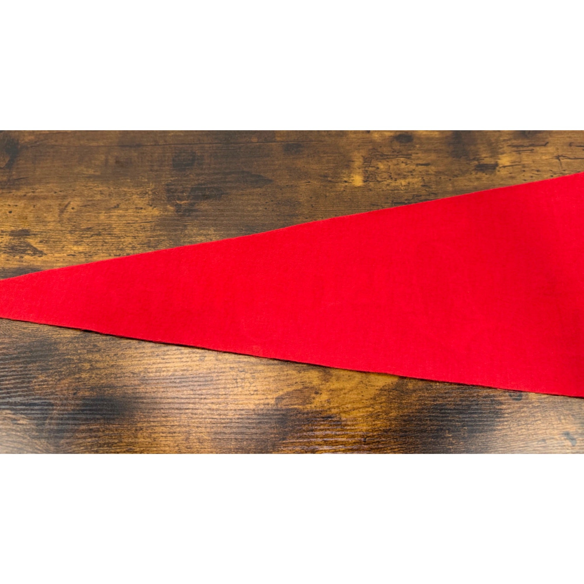 Vintage Disneyland Red Felt Pennant Castle Design By Walt Disney Productions