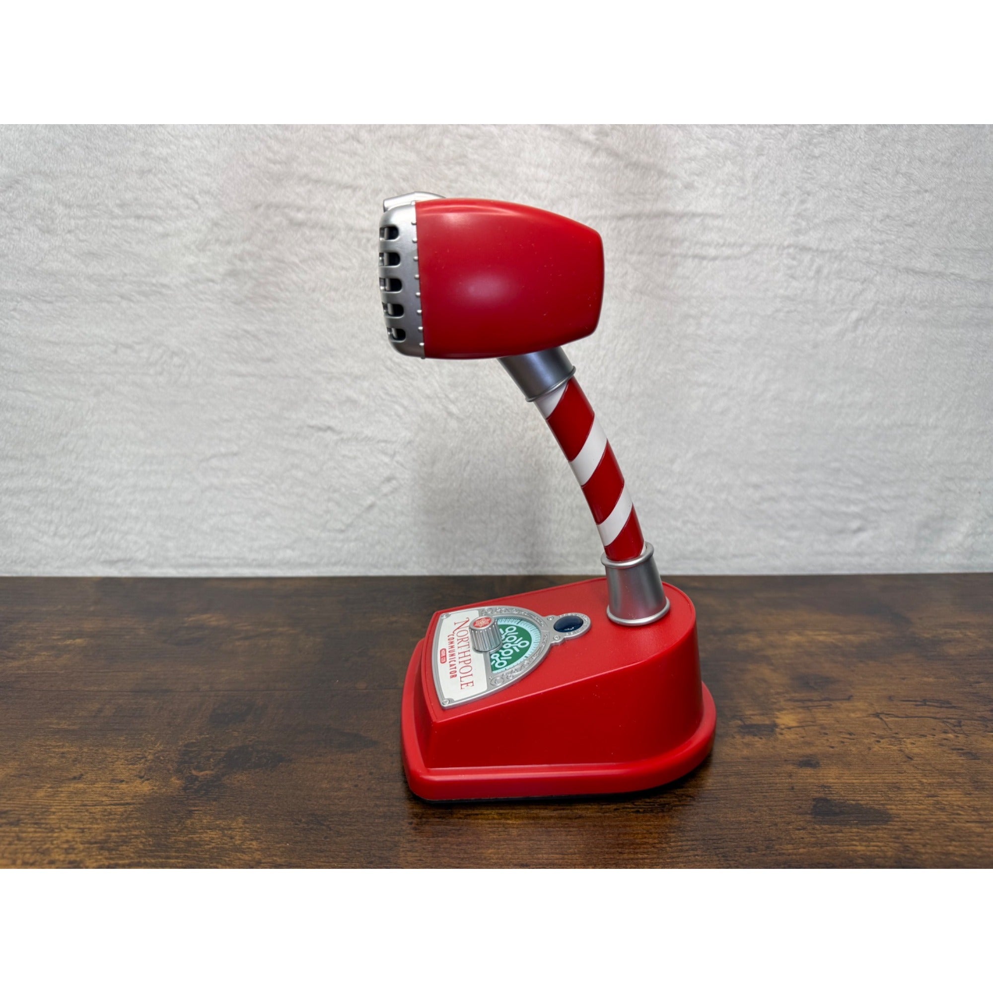 Northpole Communicator Toy Microphone With Festive Candy Stripe Design