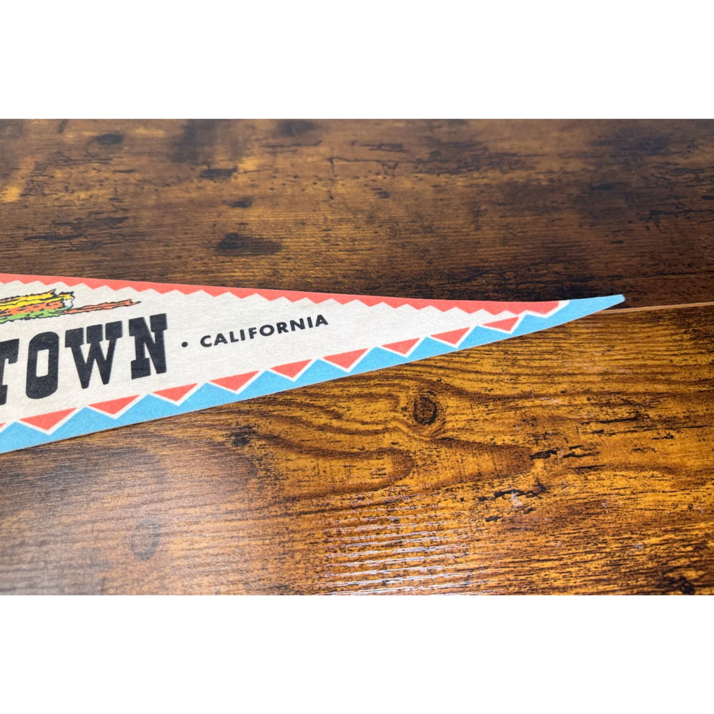 Calico Ghost Town Vintage Felt Souvenir Pennant California Travel Memorabilia