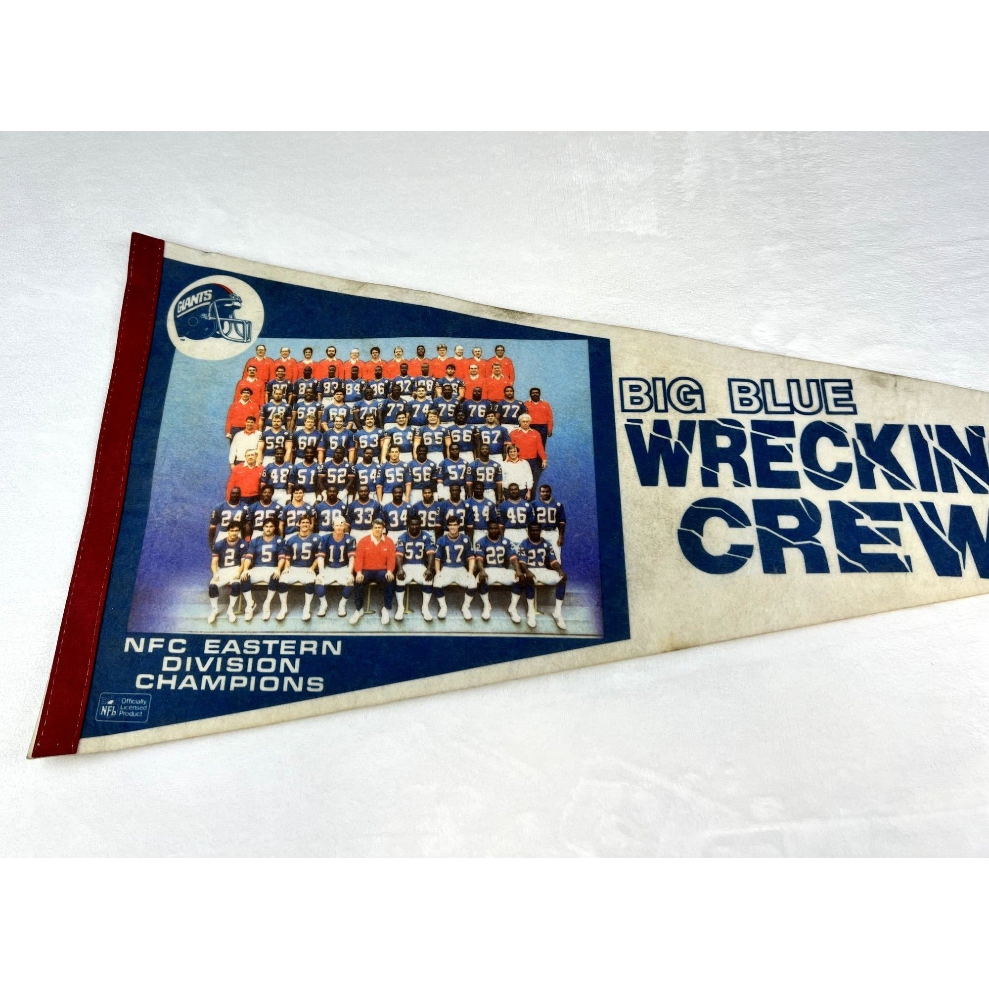 Vintage 1986 Giants NFC Eastern Divisions Champions pennant