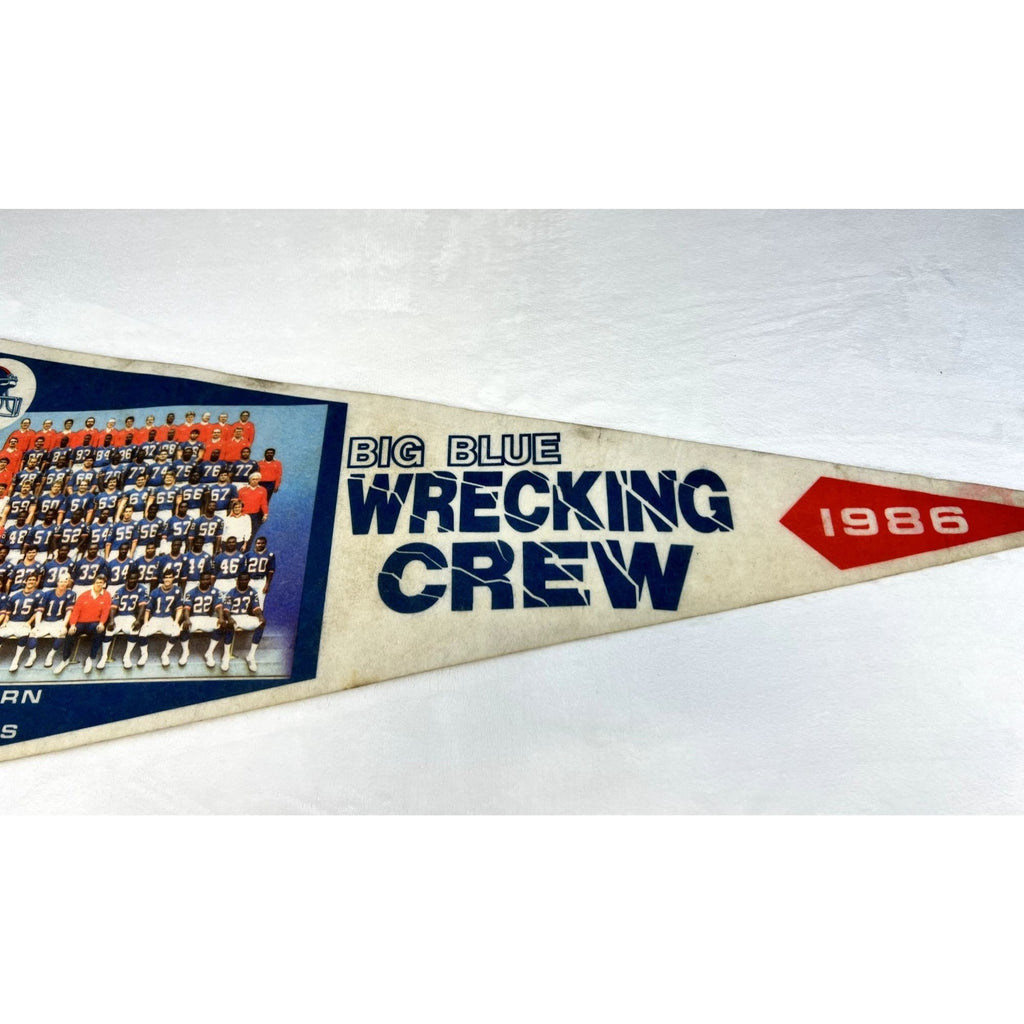Vintage 1986 Giants NFC Eastern Divisions Champions pennant