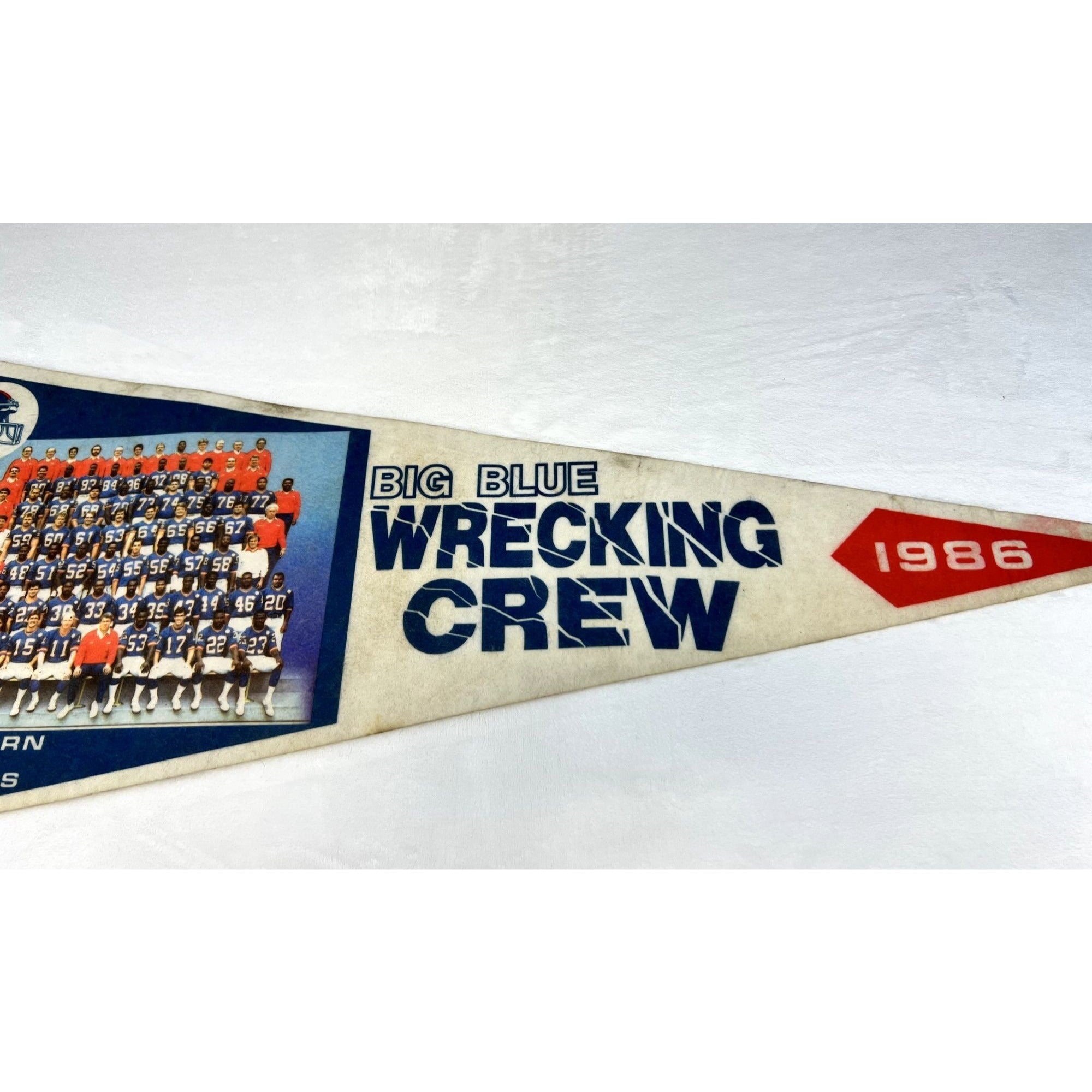 Vintage 1986 Giants NFC Eastern Divisions Champions pennant