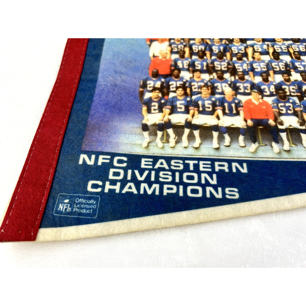 Vintage 1986 Giants NFC Eastern Divisions Champions pennant