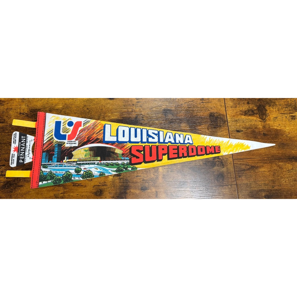 Vintage 1971 Louisiana Superdome pennant