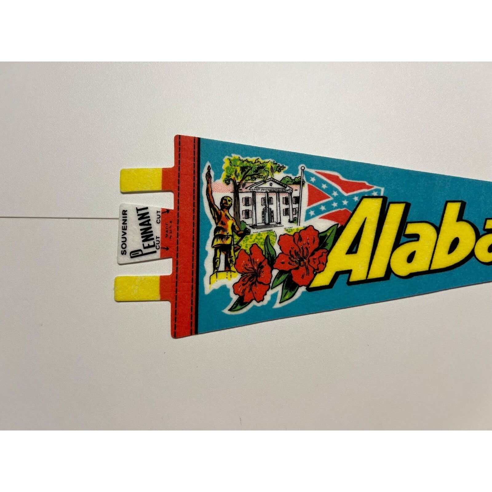 Vintage Alabama pennant Made in USA