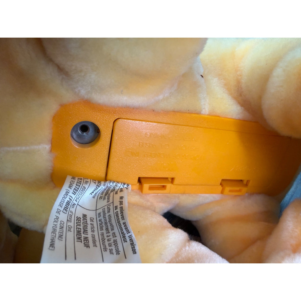 Pair Of Vintage Animated Teddy Ruxpin Pal Grubby & Connection Cable untested