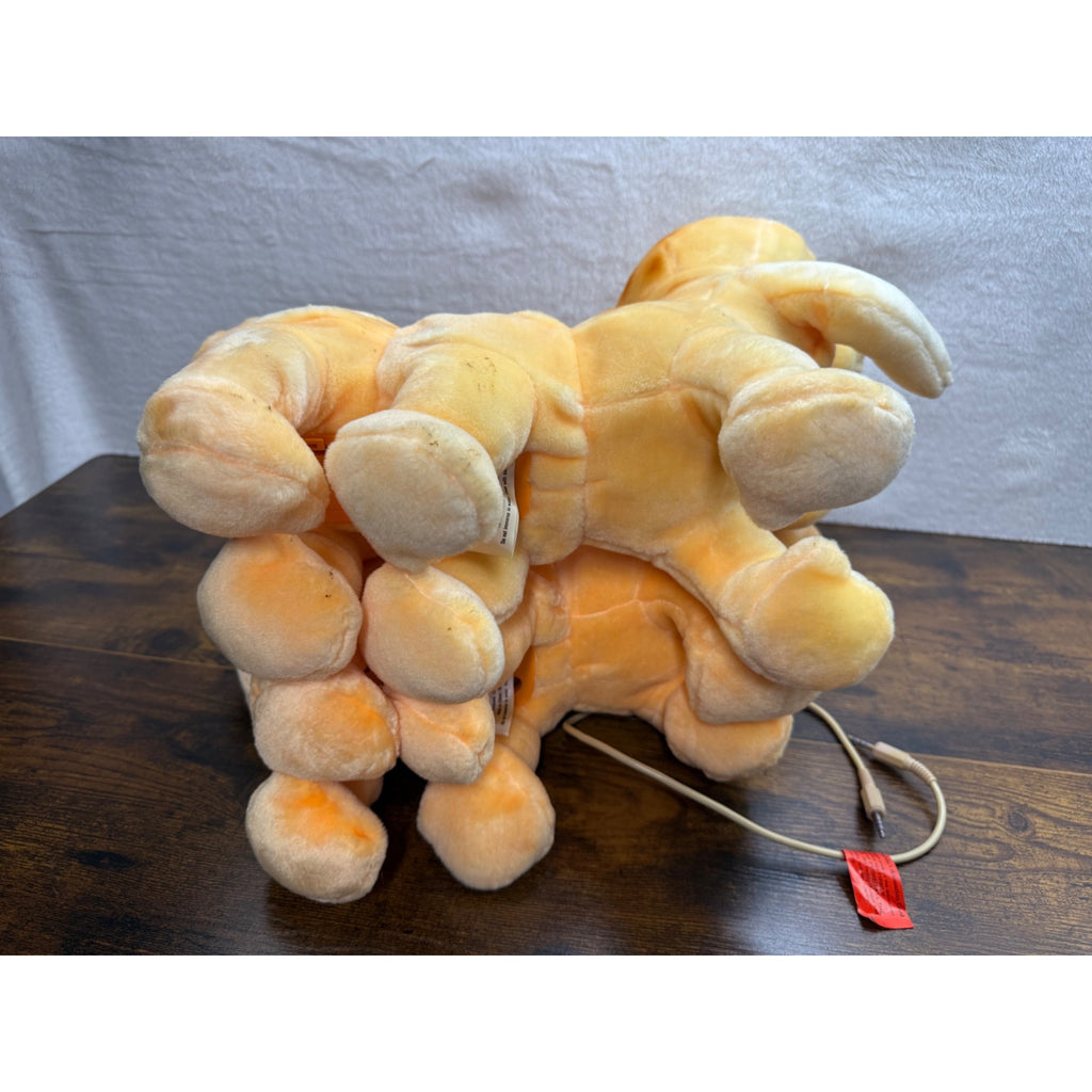 Pair Of Vintage Animated Teddy Ruxpin Pal Grubby & Connection Cable untested
