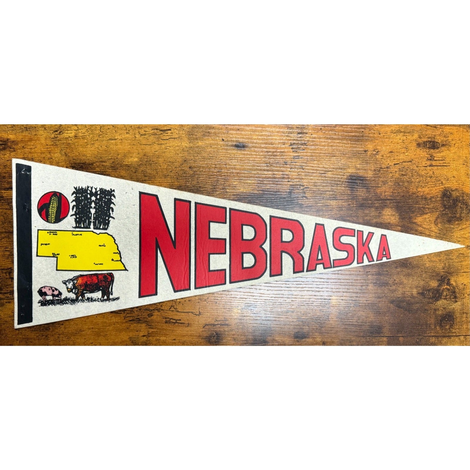 Vingtage Nebraska pennant