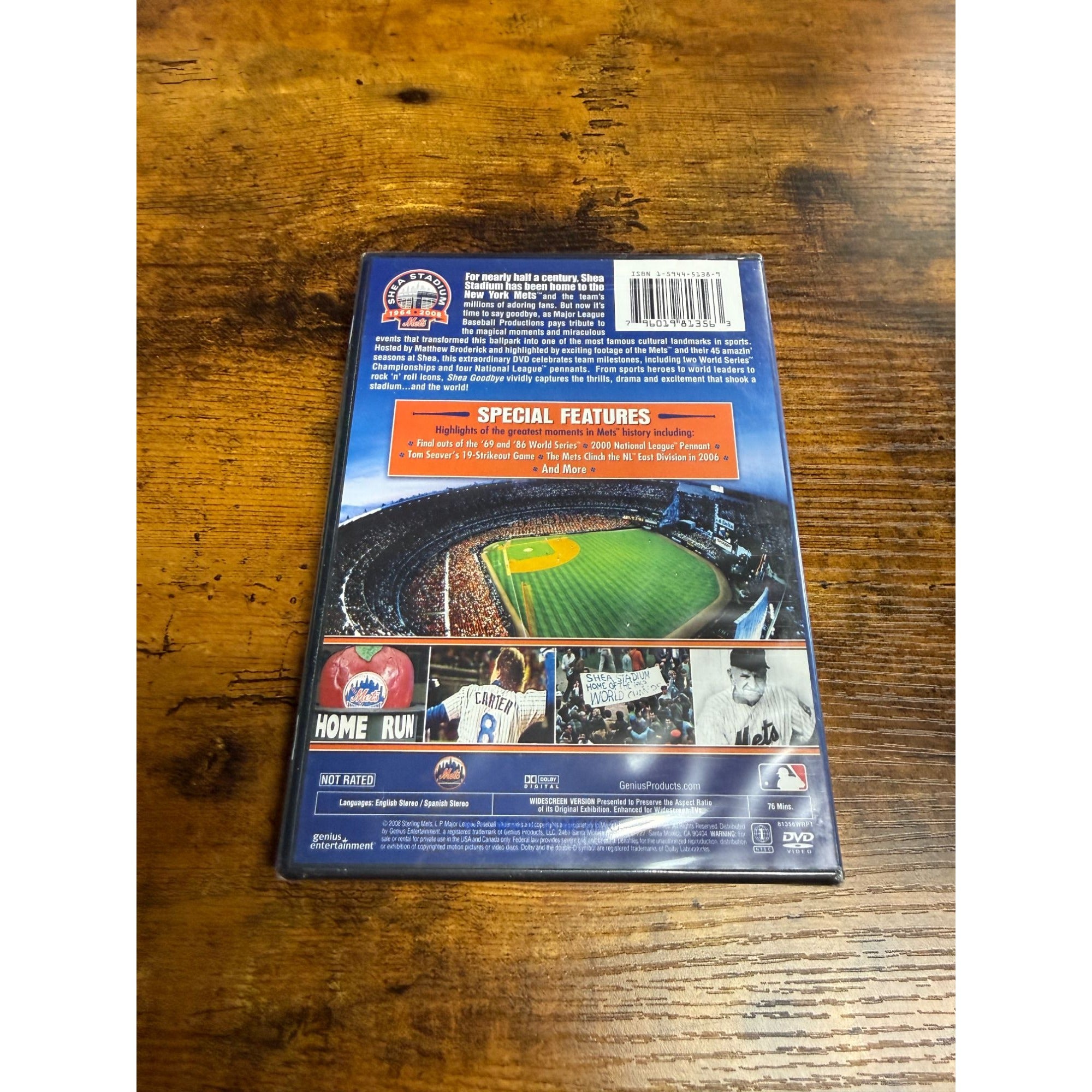 NEW! Shea Goodbye: 45 Years Of Amazin New York Mets DVD Documentary Sealed