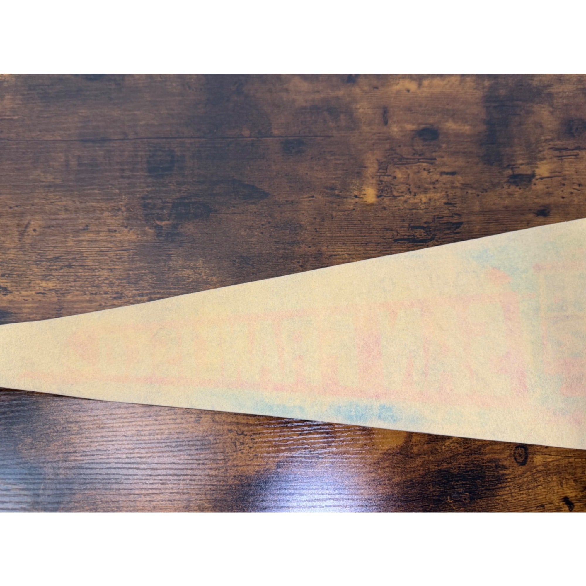 Vintage San Francisco Cable Car Felt Pennant Mid-Century Design