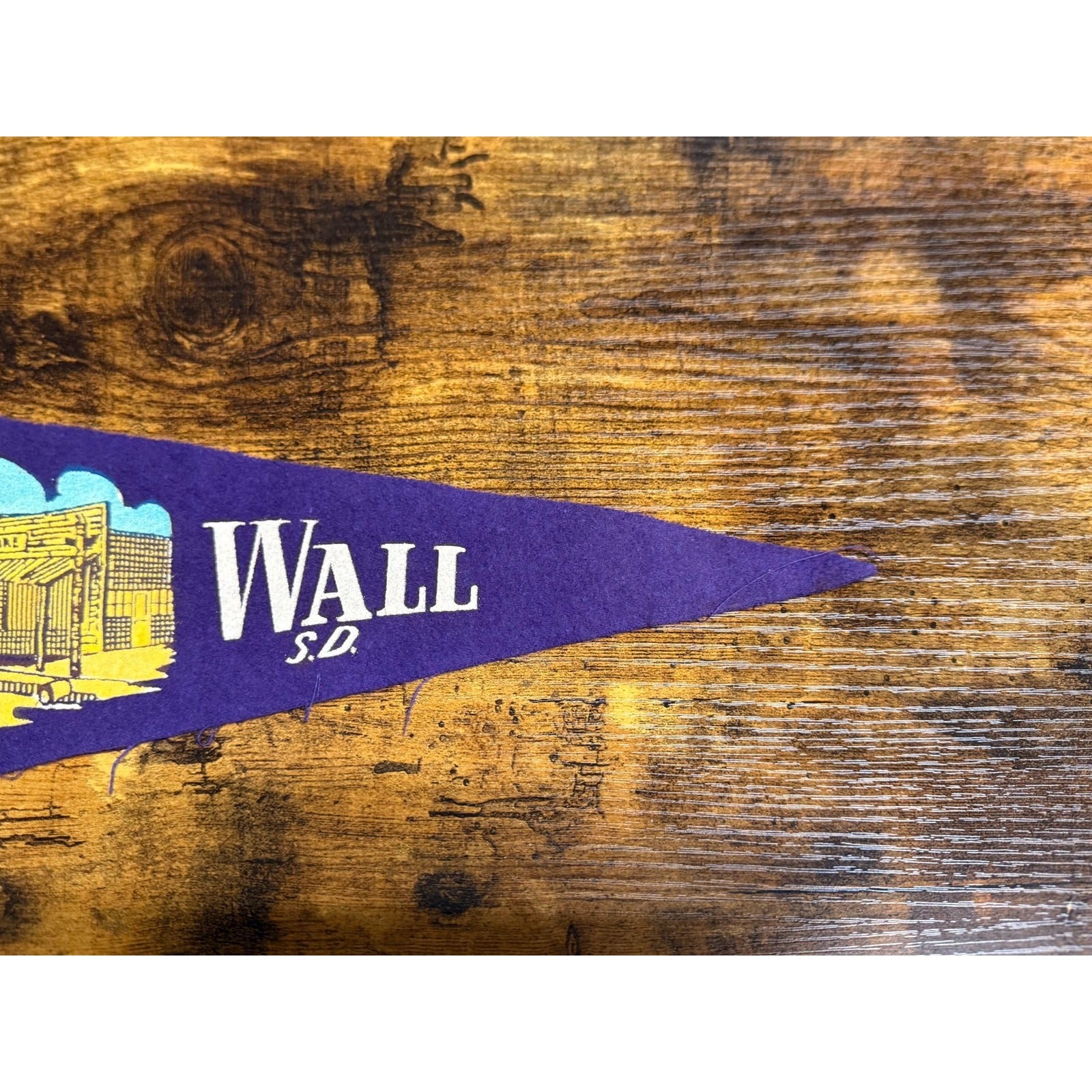 Vintage Wall S.D. pennant