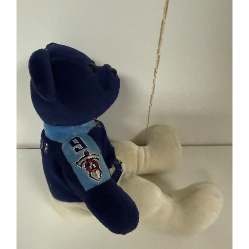 Vintage 1999 Bears Authentic Tennessee Titans Mcnair #9 beanie bear 8.5 inches