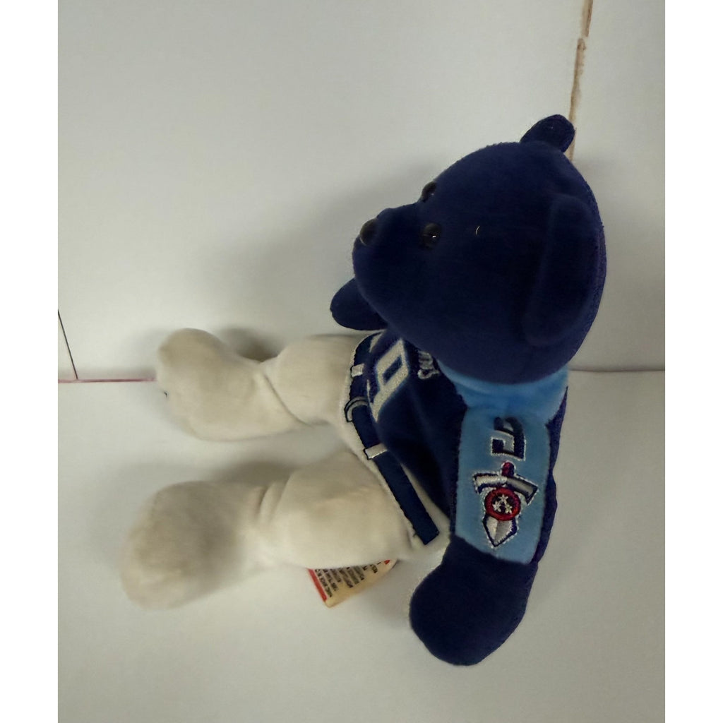 Vintage 1999 Bears Authentic Tennessee Titans Mcnair #9 beanie bear 8.5 inches