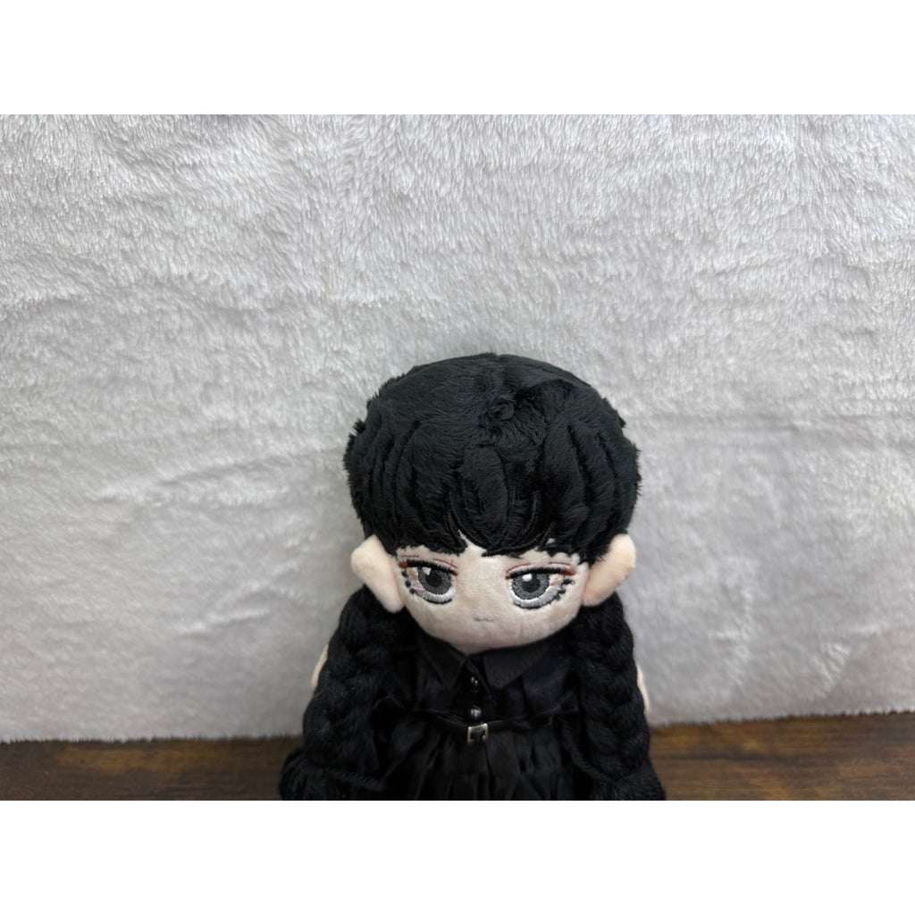 Wednesday Addams Plush Doll With Unique Embroidered Features 9 Inch