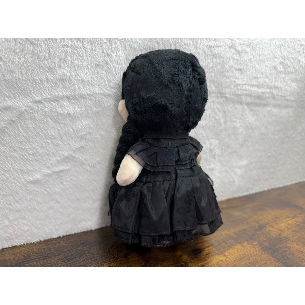 Wednesday Addams Plush Doll With Unique Embroidered Features 9 Inch