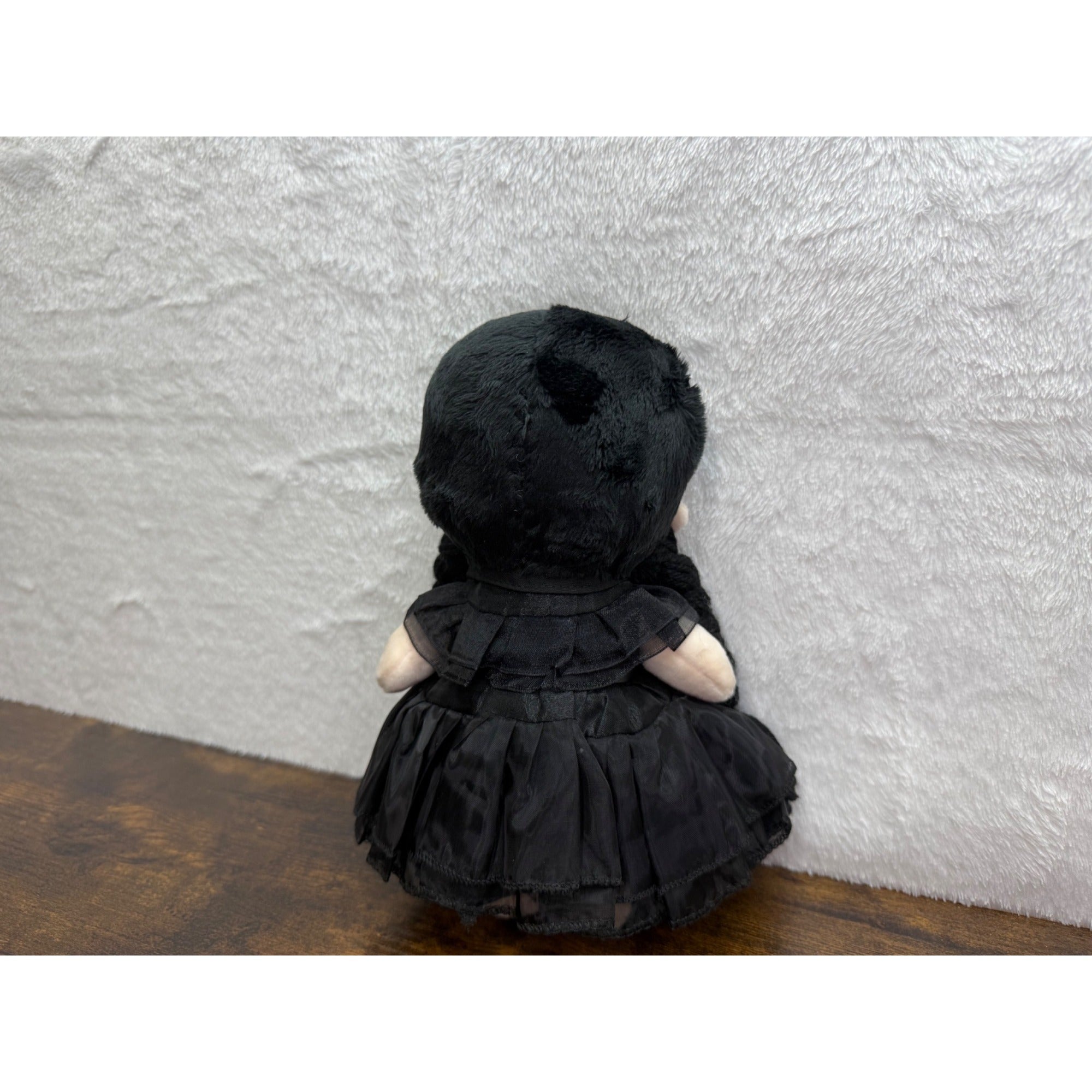 Wednesday Addams Plush Doll With Unique Embroidered Features 9 Inch
