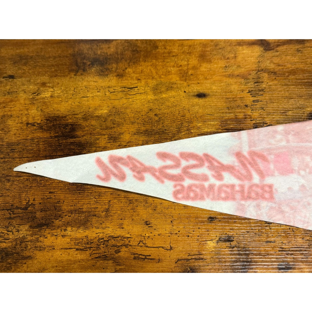Vintage Collector's Series Nassau Bahamas pennant