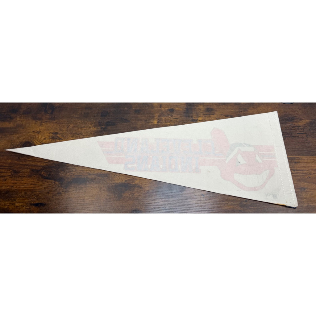 Cleveland Indians Vintage MLB Licensed Pennant With Chief Wahoo Logo 30 inches