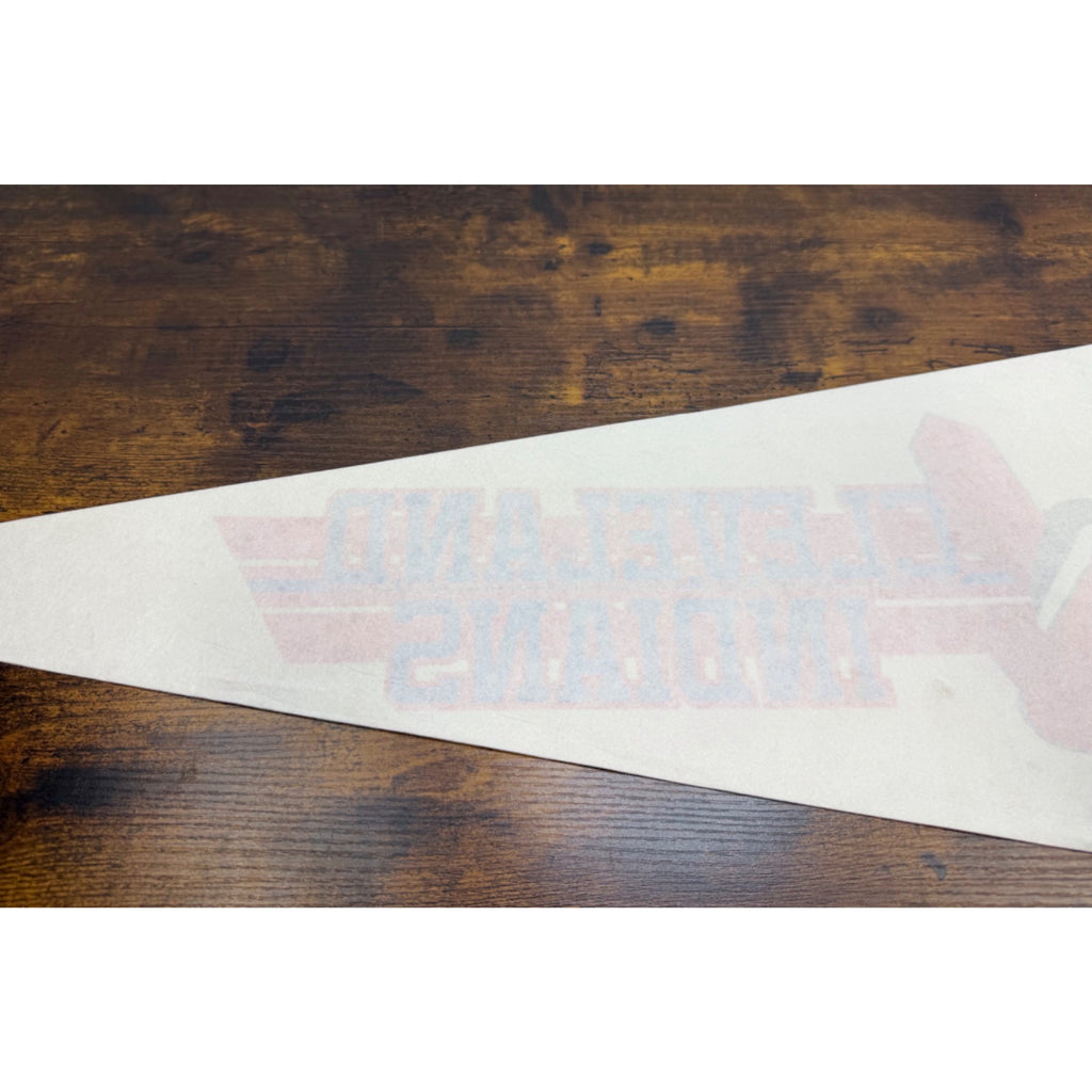 Cleveland Indians Vintage MLB Licensed Pennant With Chief Wahoo Logo 30 inches