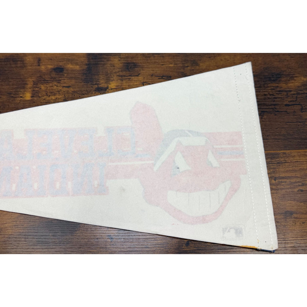 Cleveland Indians Vintage MLB Licensed Pennant With Chief Wahoo Logo 30 inches