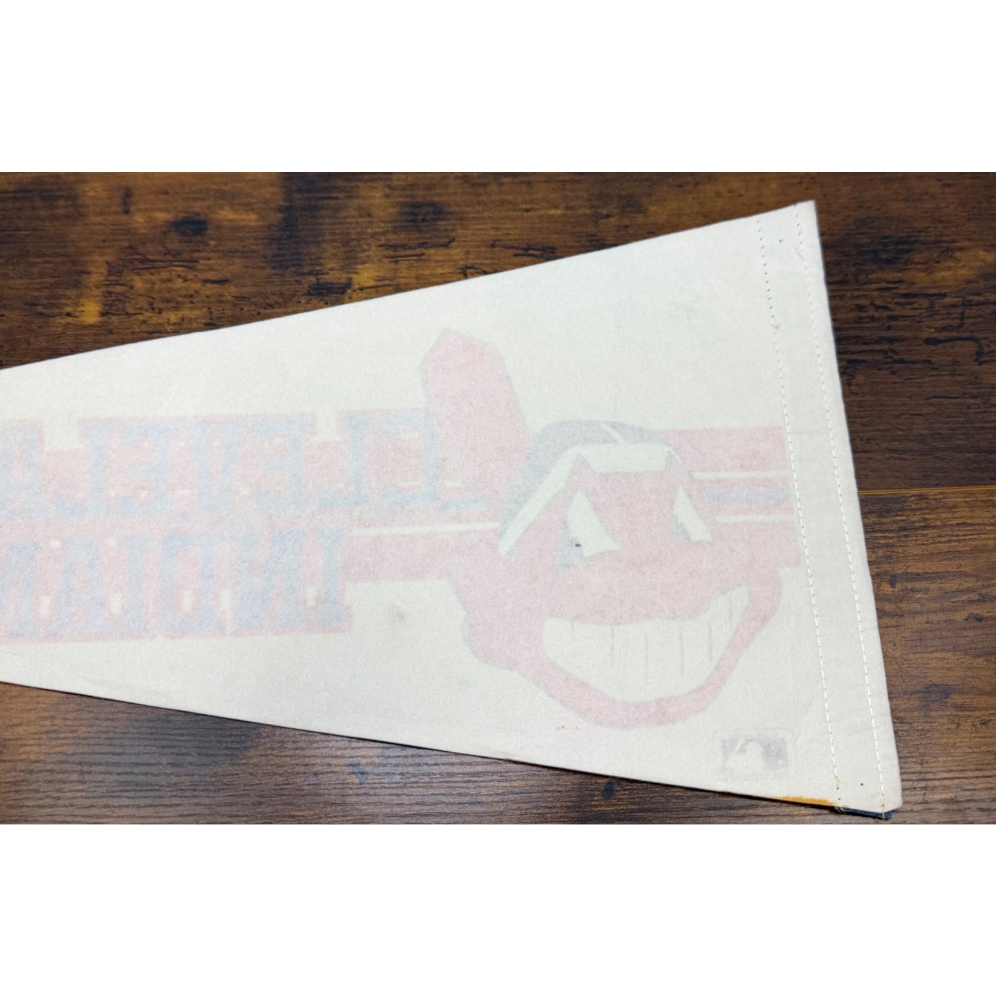 Cleveland Indians Vintage MLB Licensed Pennant With Chief Wahoo Logo 30 inches