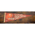 Vintage Cleveland Browns NFL Licensed Pennant With Retro Helmet Design