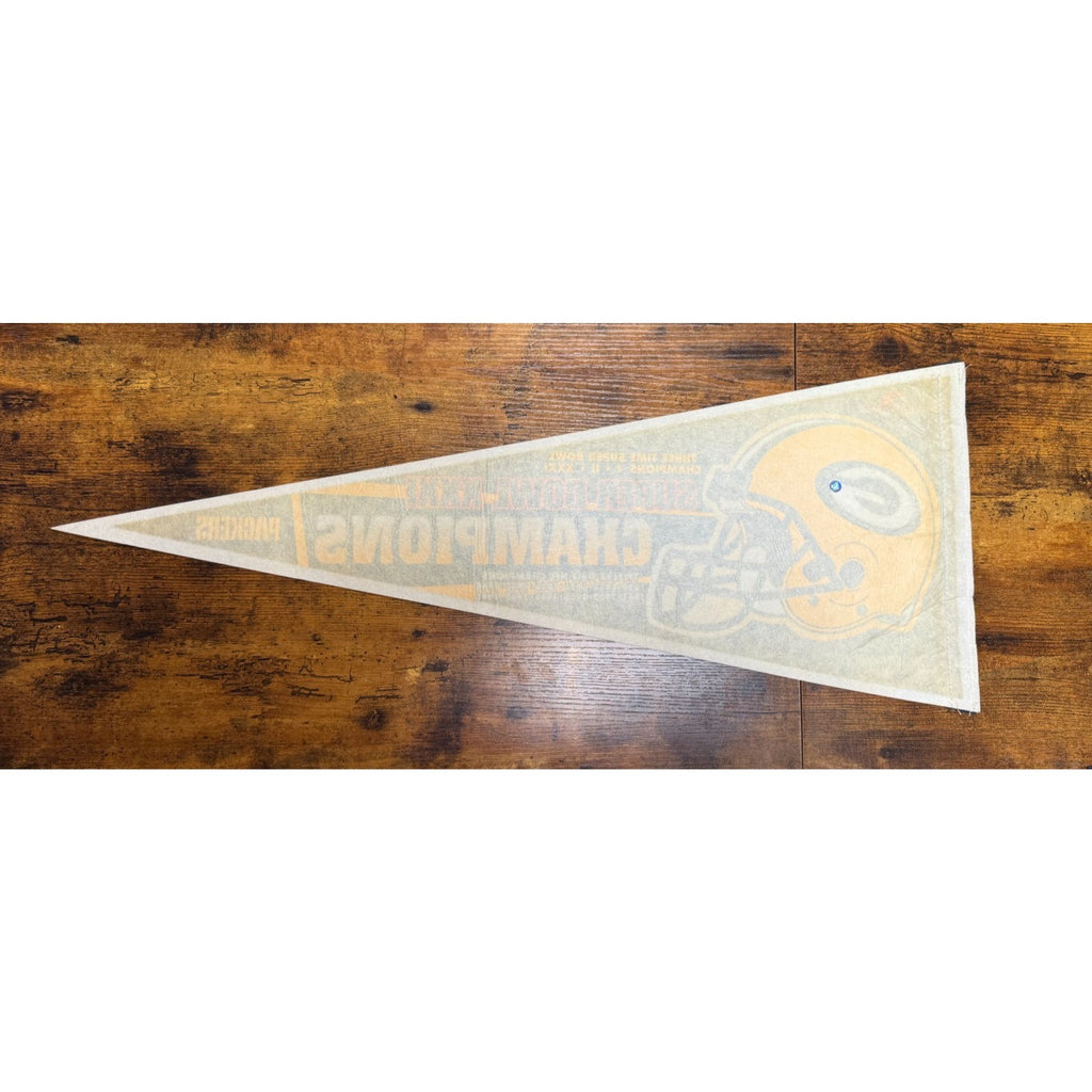 Vintage Green Bay Packers Super Bowl XXXI Champions Full Size Pennant