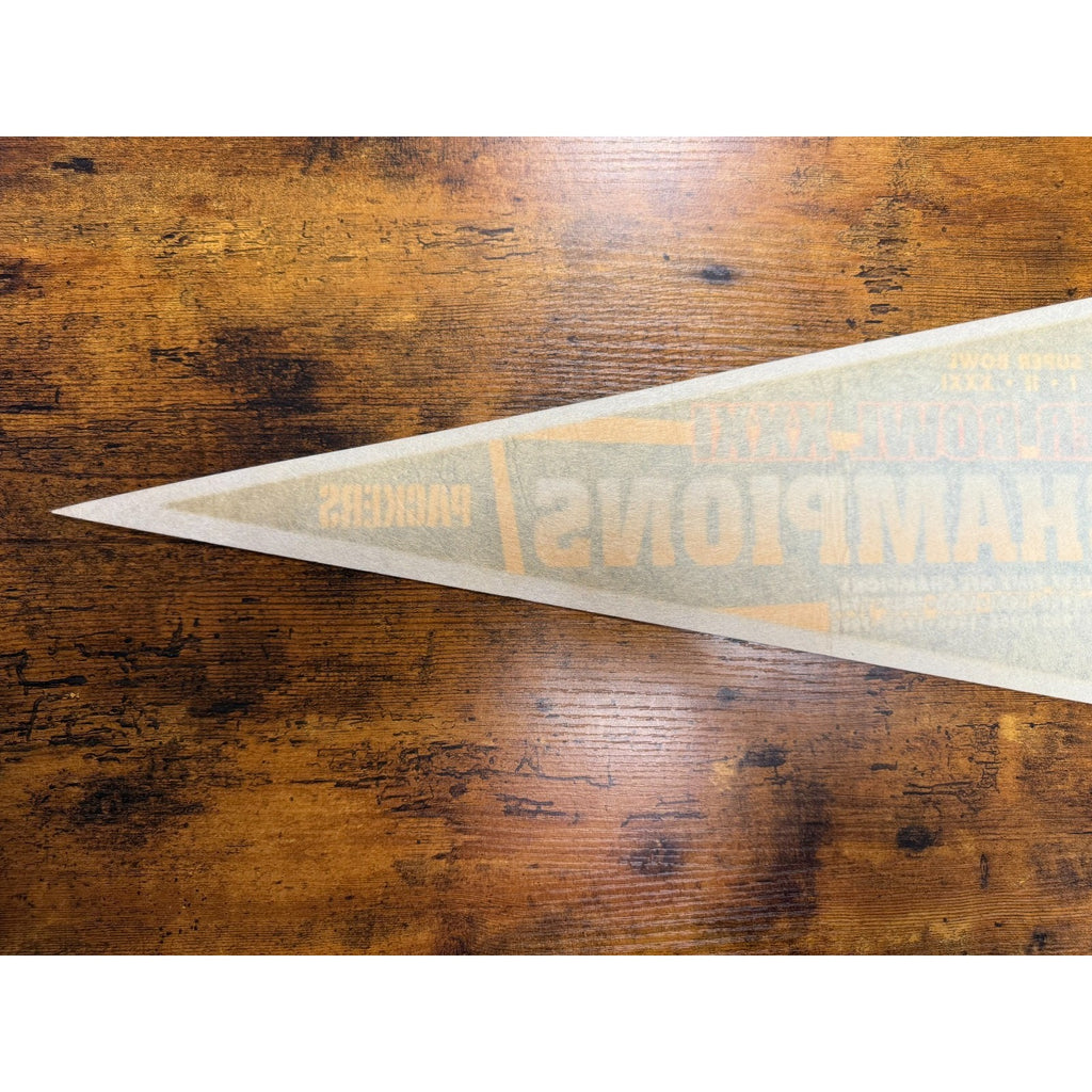 Vintage Green Bay Packers Super Bowl XXXI Champions Full Size Pennant