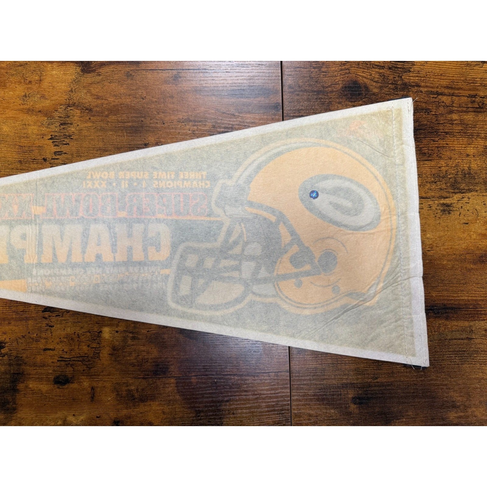 Vintage Green Bay Packers Super Bowl XXXI Champions Full Size Pennant