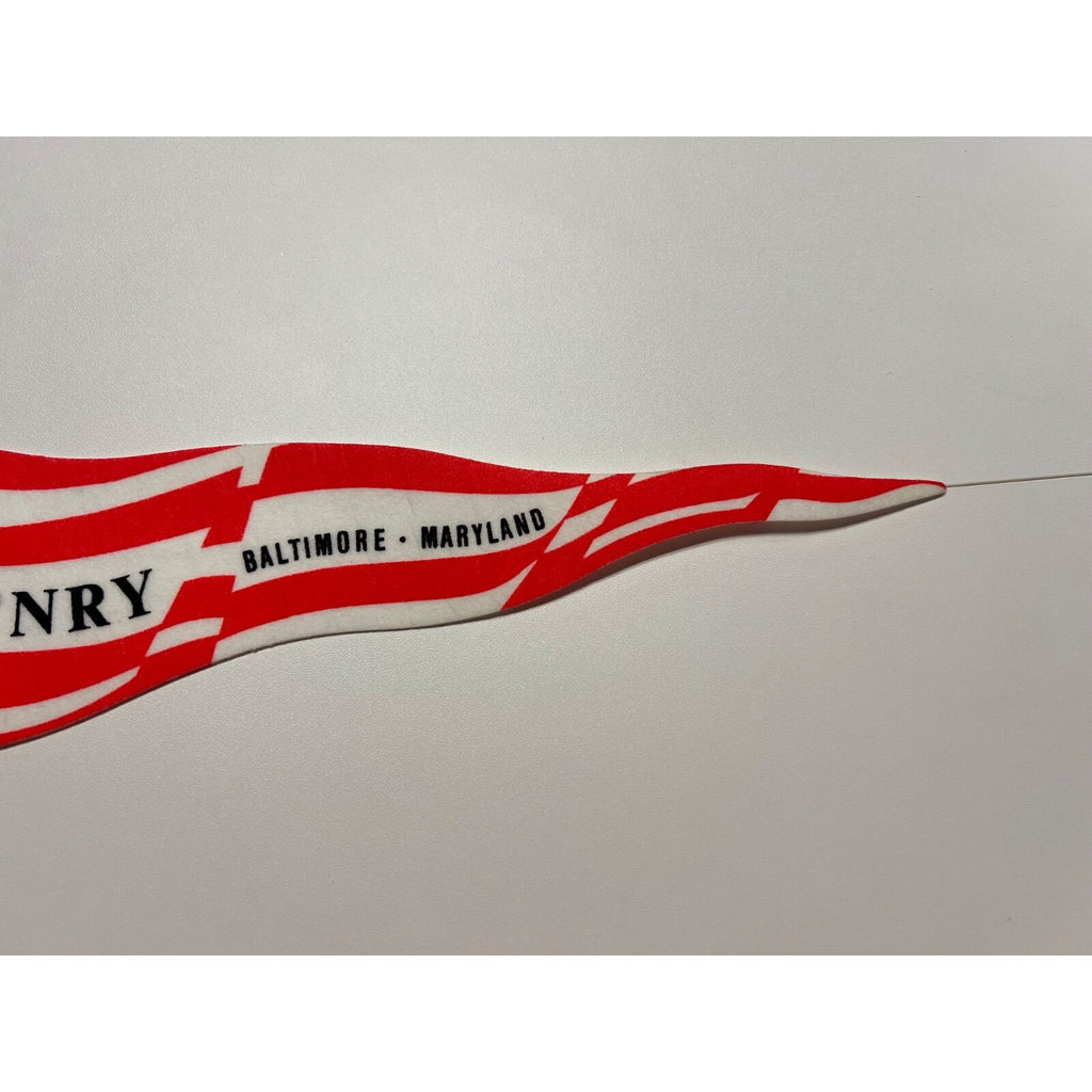 Vintage Fort McHenry Baltimore Maryland Felt Flag Pennant Star Spangled Banner