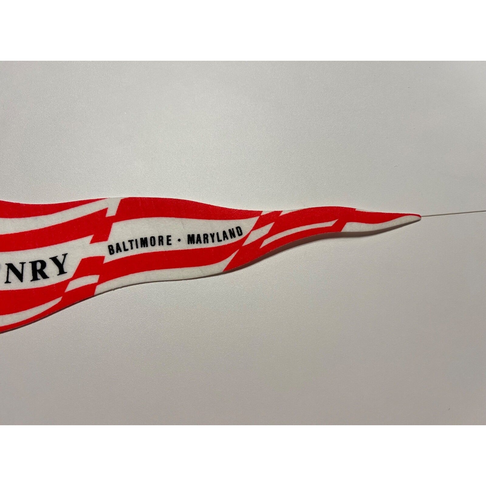 Vintage Fort McHenry Baltimore Maryland Felt Flag Pennant Star Spangled Banner