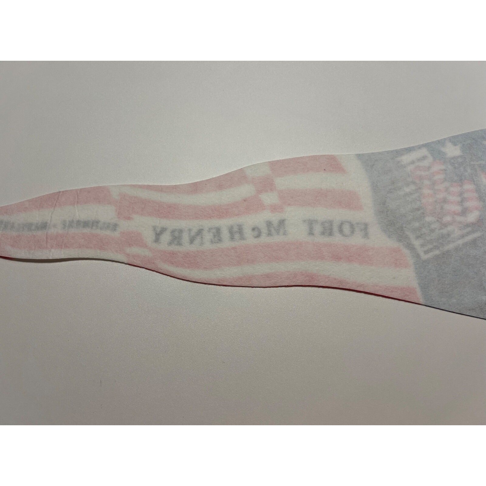 Vintage Fort McHenry Baltimore Maryland Felt Flag Pennant Star Spangled Banner
