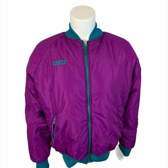 Vintage Columbia reversible puffer coat size M