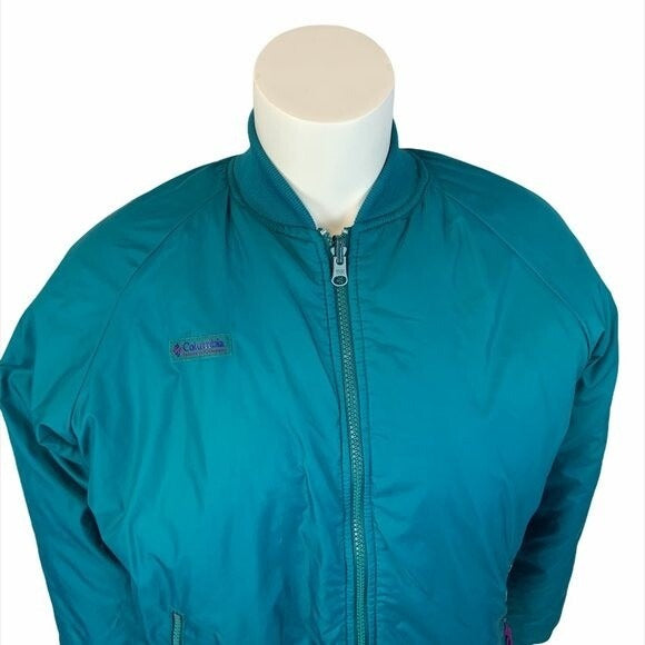 Vintage Columbia reversible puffer coat size M