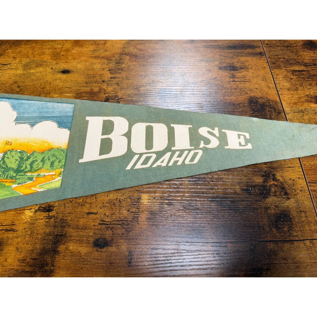 Vintage Boise, Idaho pennant