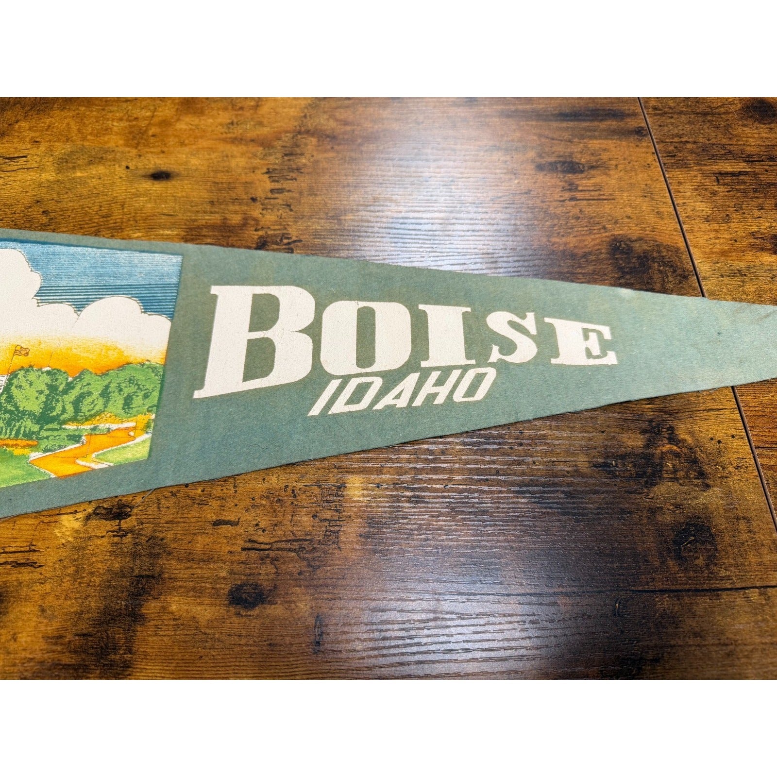 Vintage Boise, Idaho pennant