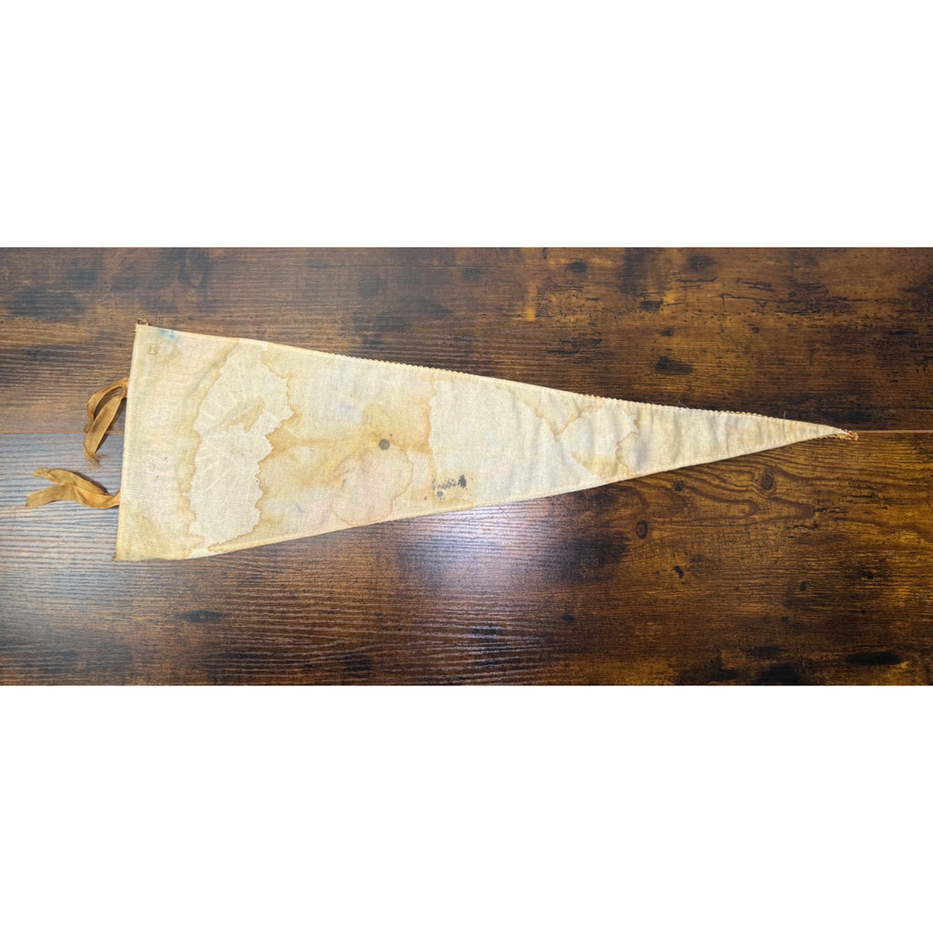 Vintage Bourbon Street New Orleans Jazz Pennant Flag With Musicians & Lantern