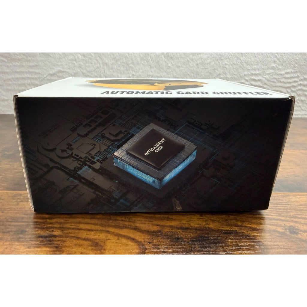 Pokerpal Automatic Card Shuffler Gold & Black Battery-Powered