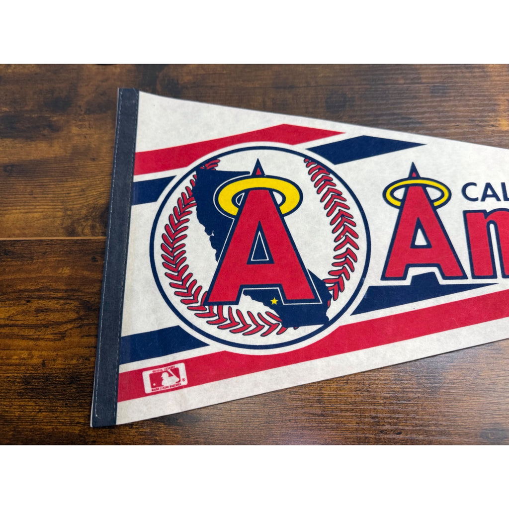 Vintage California Angels MLB Felt Pennant Baseball Memorabilia 30 inches