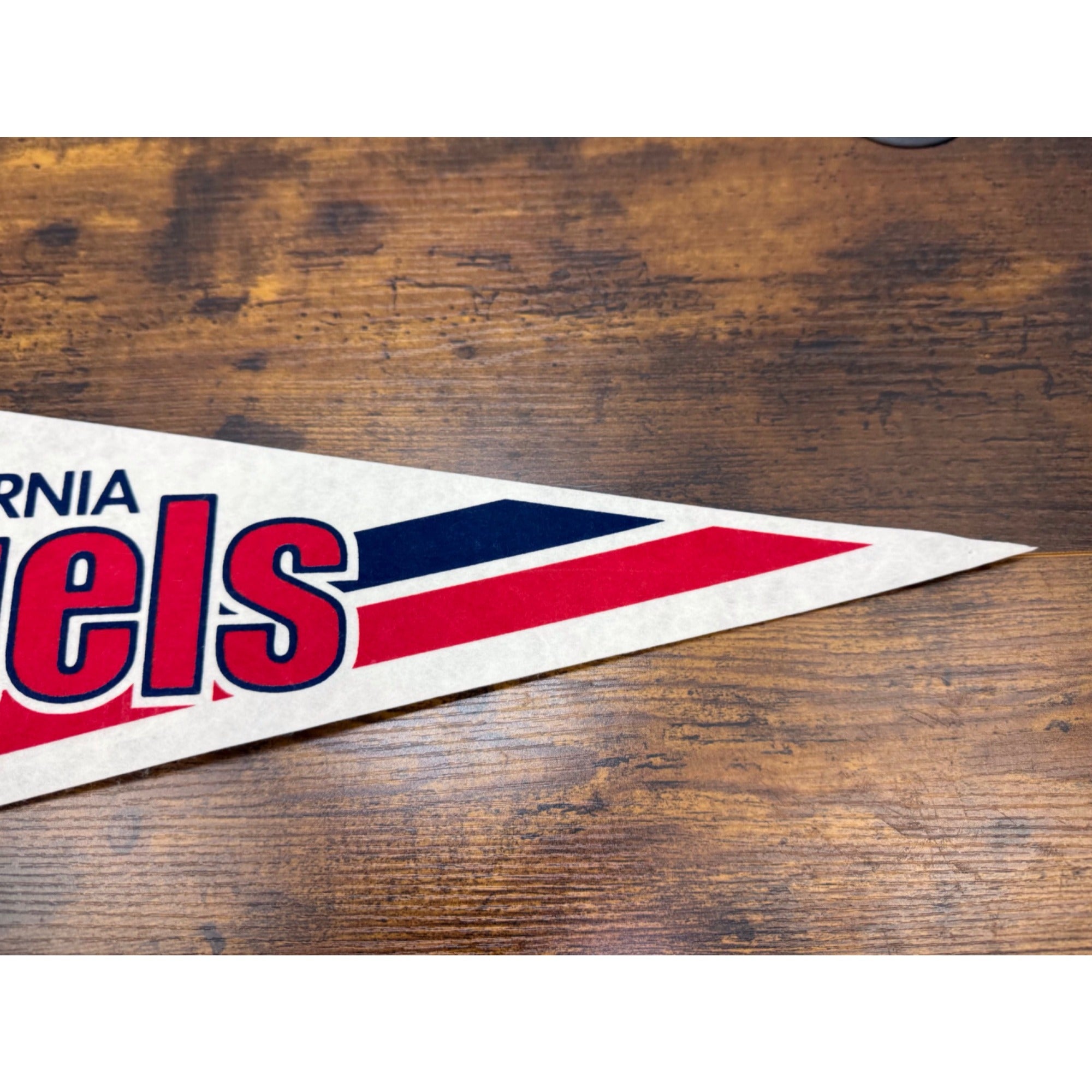 Vintage California Angels MLB Felt Pennant Baseball Memorabilia 30 inches