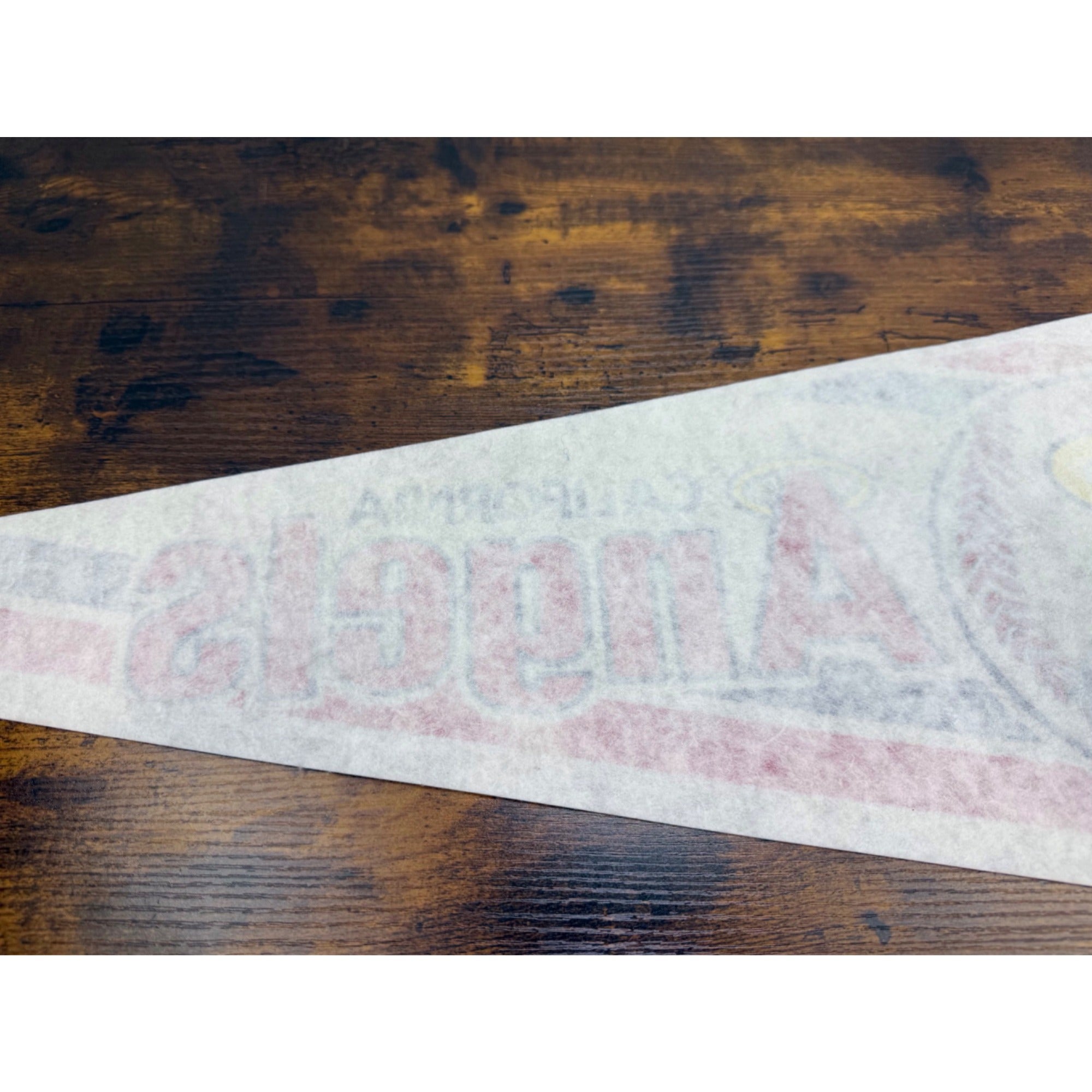 Vintage California Angels MLB Felt Pennant Baseball Memorabilia 30 inches